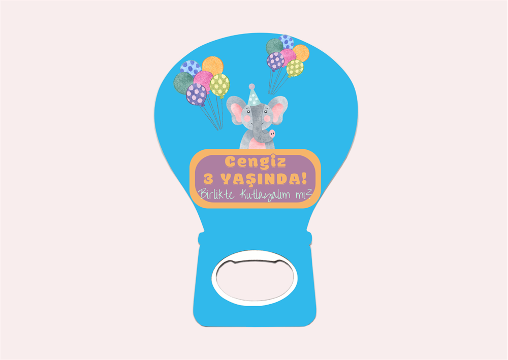 Balon magnet doğum günü hediyelik