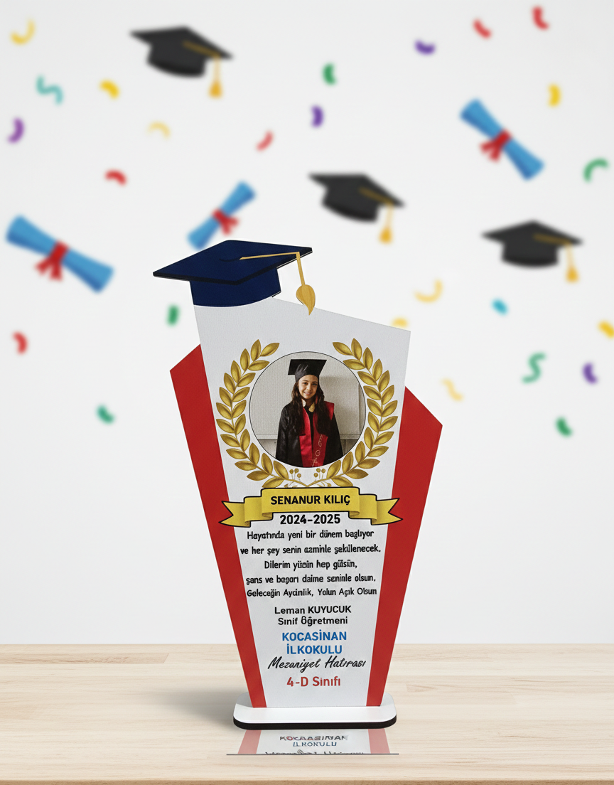 Ahşap Resimli Plaket