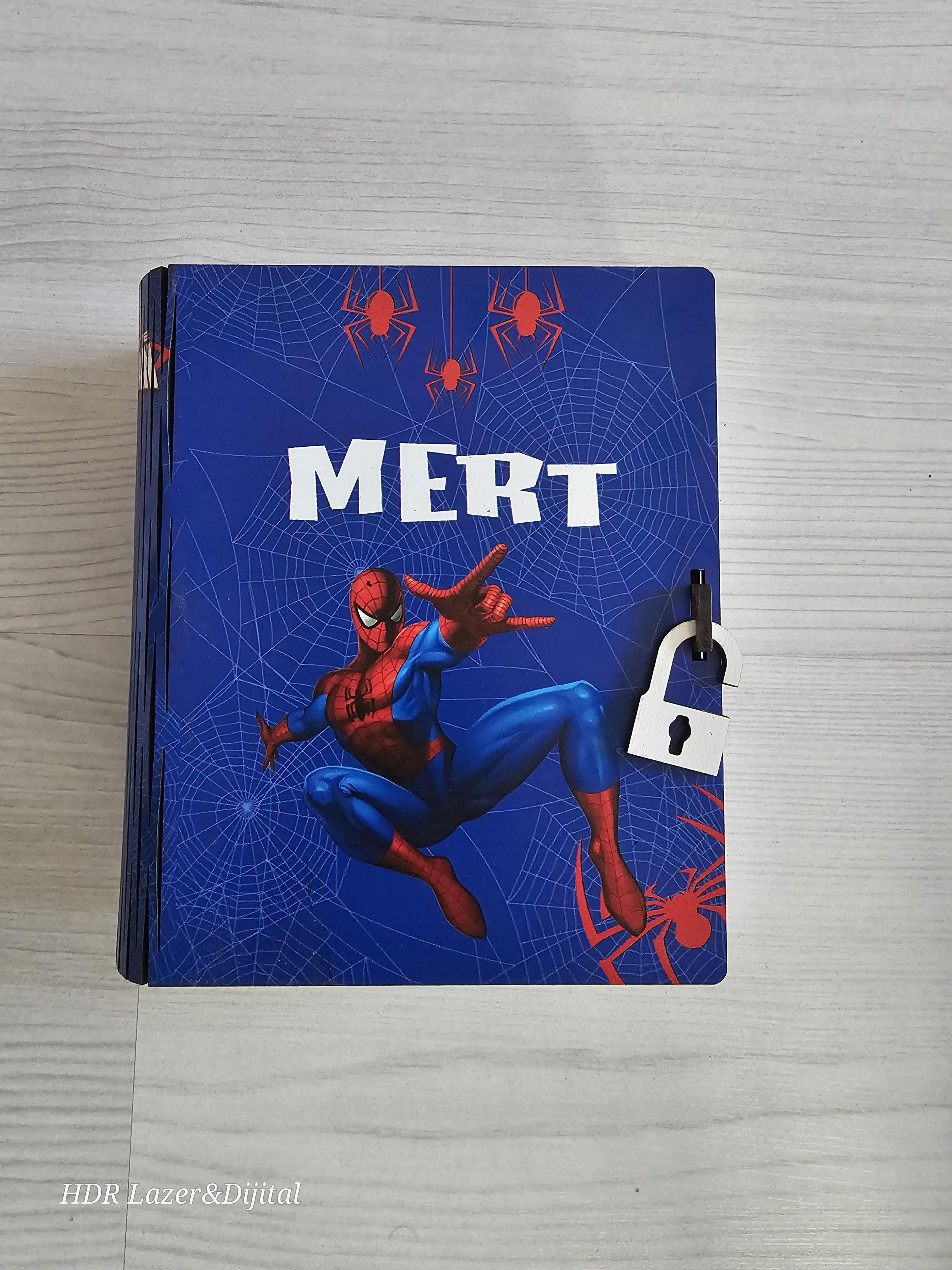 Ahşap Kitap Şeklinde Kumbara