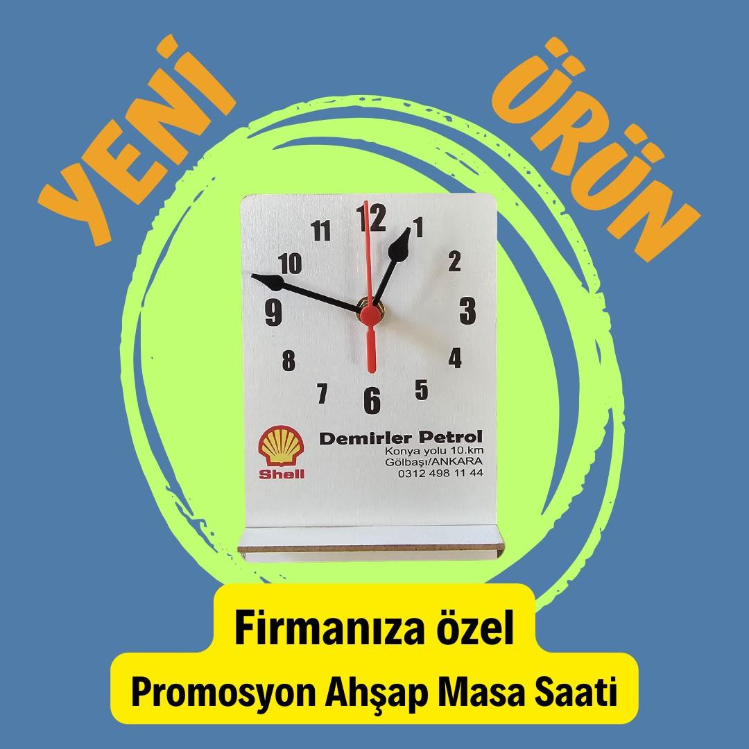 Ahşap Promosyon Saat
