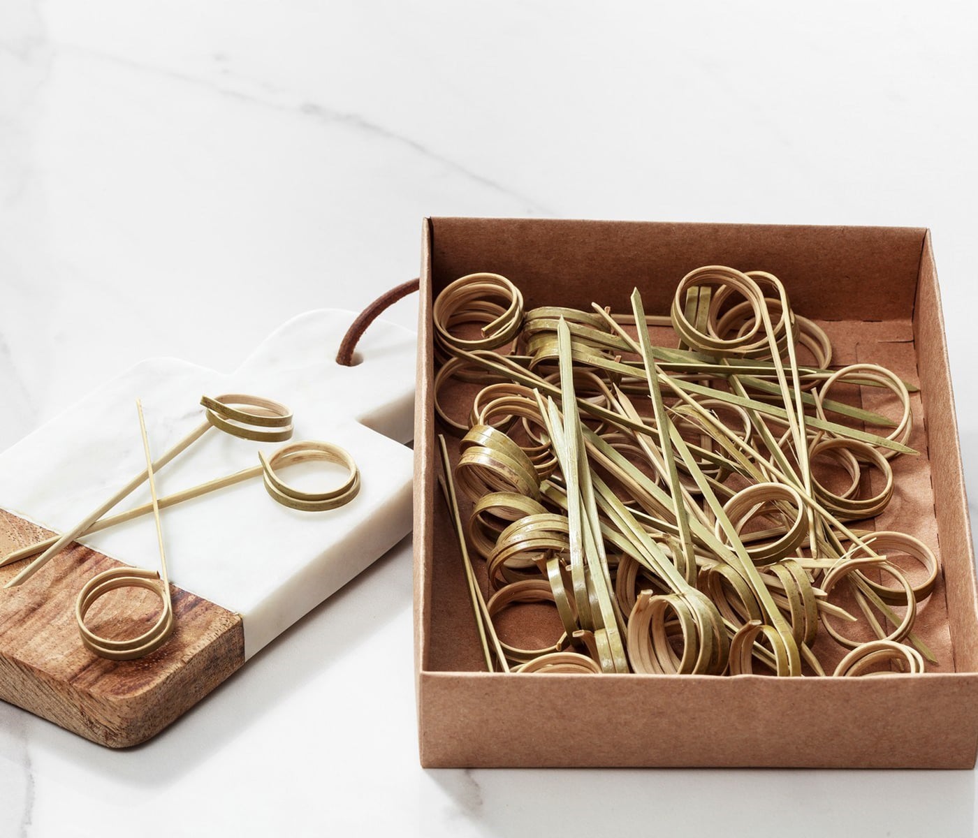 Düğümlü Bambu Kürdan -50 Ad