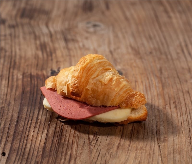 Jambonlu Kaşarlı Mini Kruvasan Sandviç-10 Ad