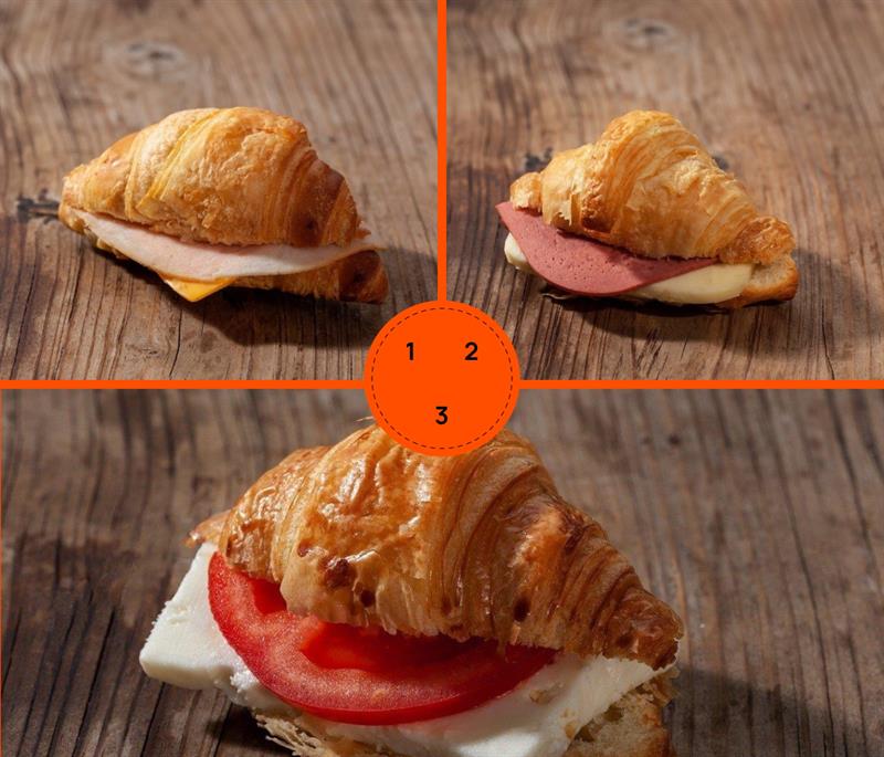 Karışık Kruvasan Sandviç Kutusu