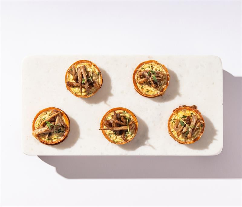 Köz Patlıcan ve İstridye Mantarlı Kiş - 15 Ad