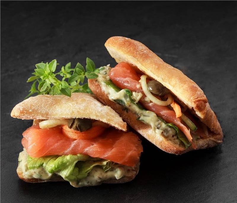 Somon Fümeli Mini Sandviç-10 Ad