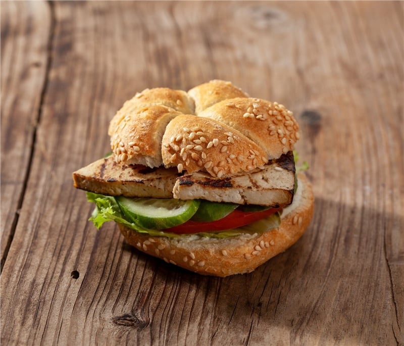 Tofu Peynirli Vegan Mini Sandviç-10 Ad