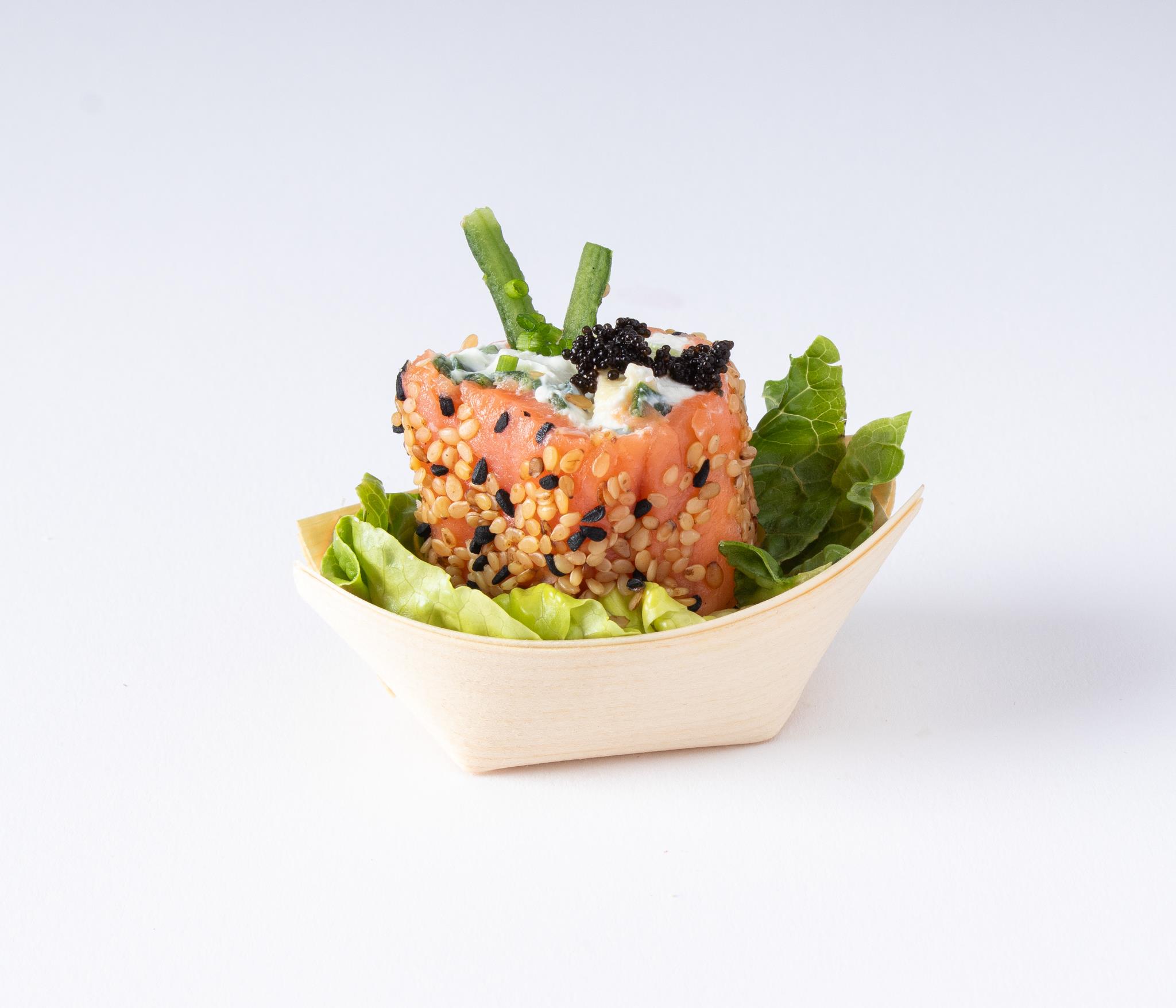 Salmon Roll with Dried Tzatziki - 15 pcs