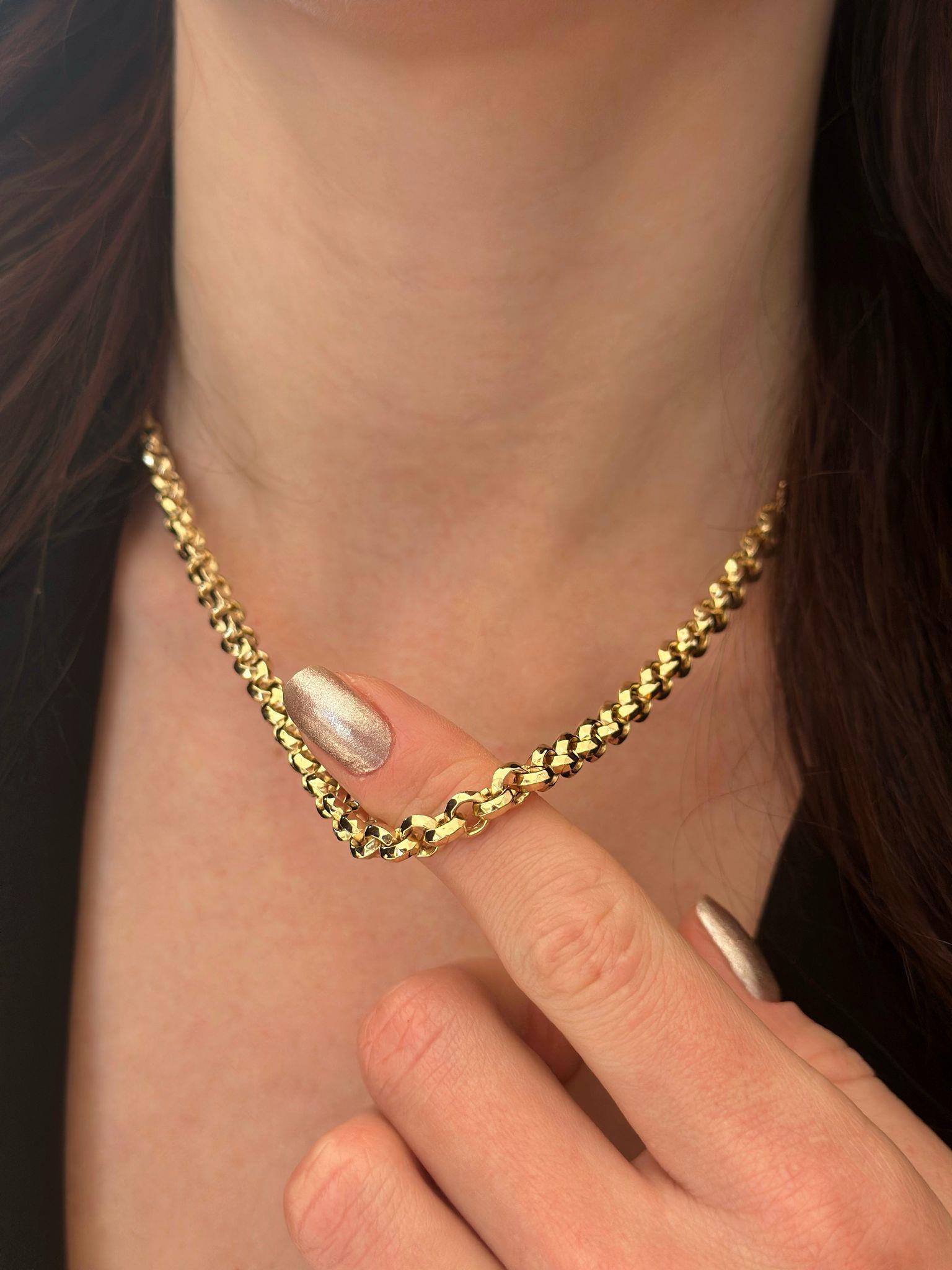 14 Ayar Altın Doç Zincir