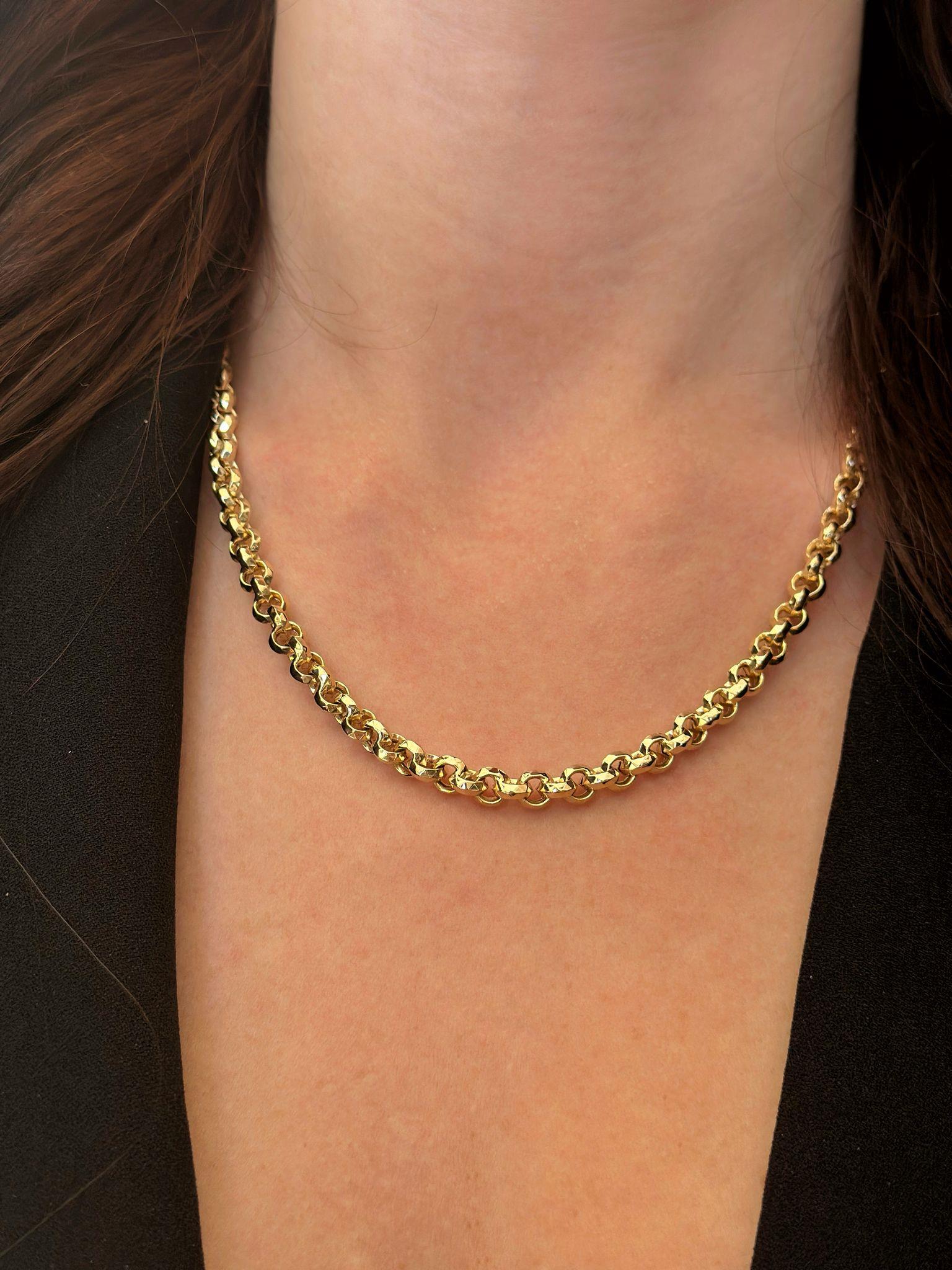 14 Ayar Altın Doç Zincir