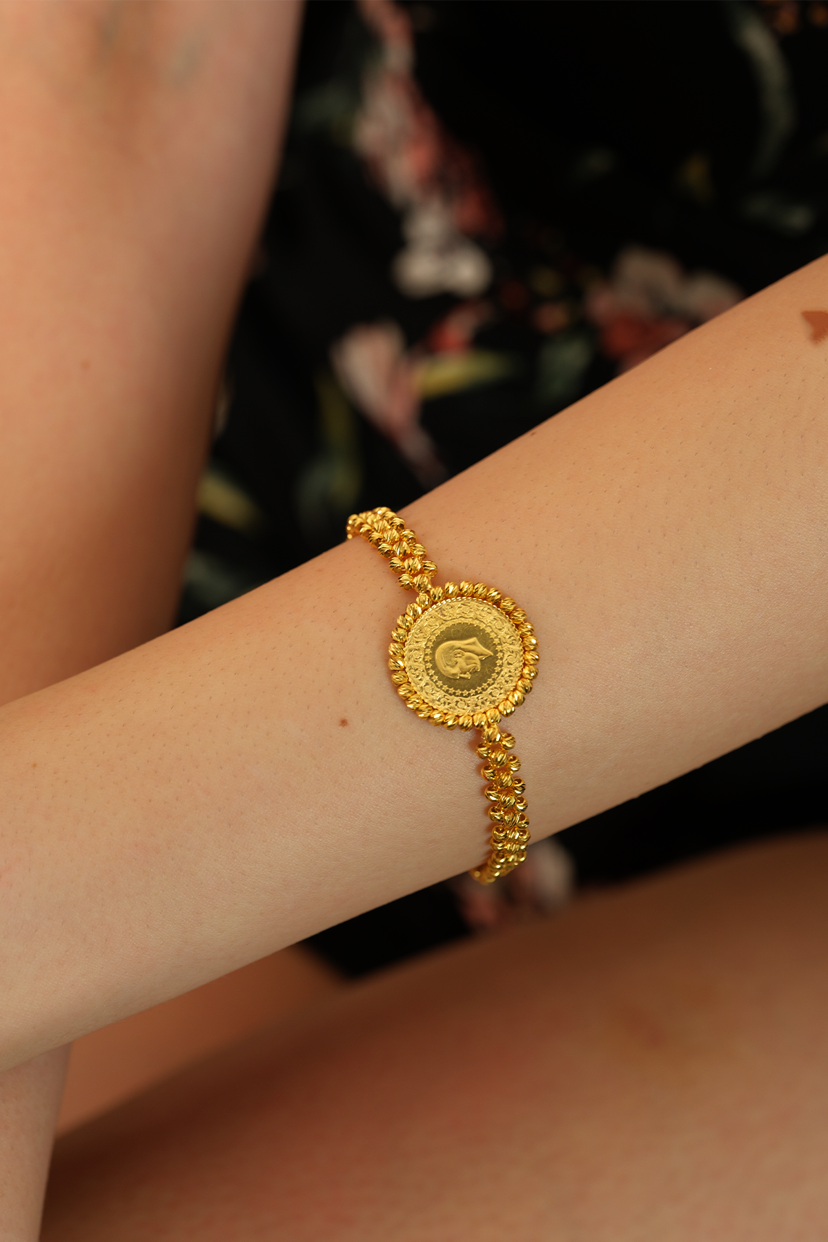 14 Ayar Altın Çeyrekli Dorika Bileklik