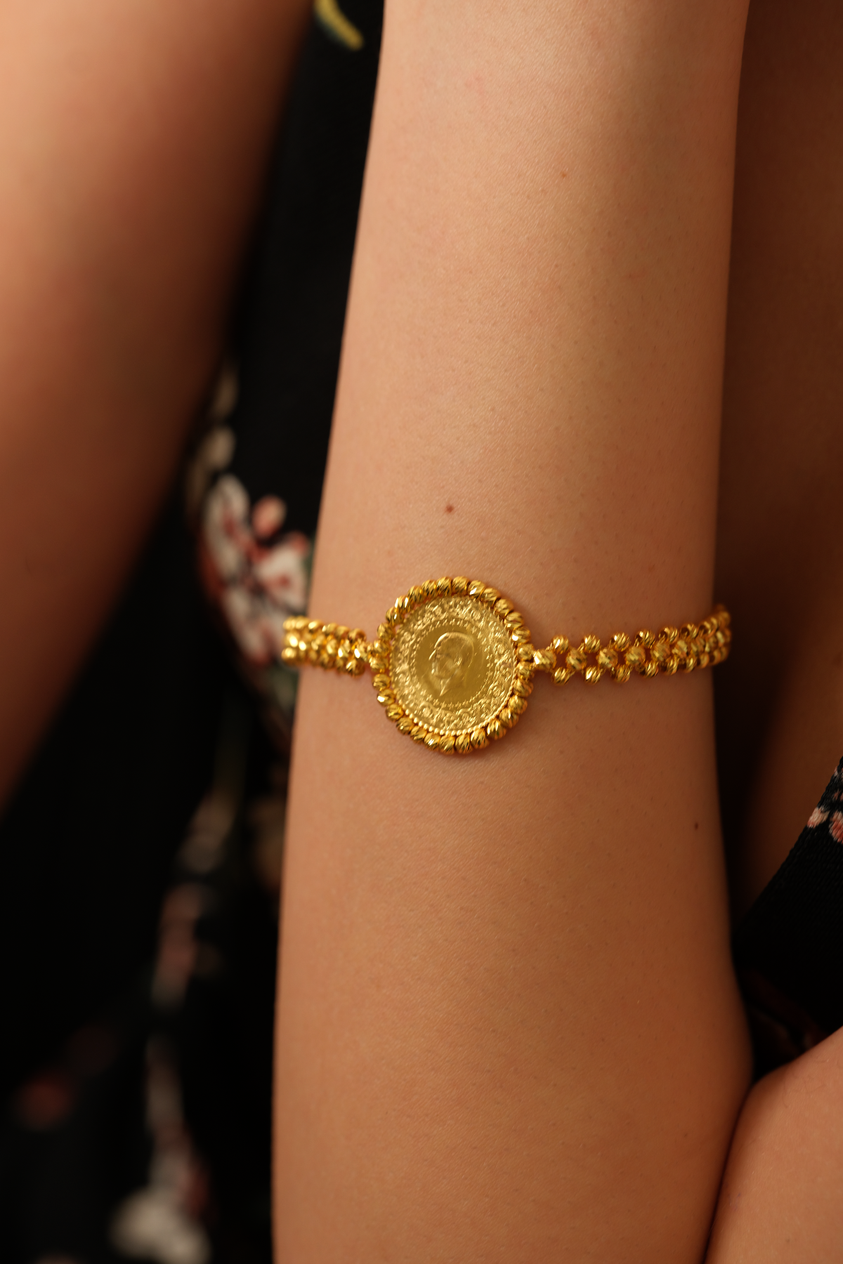 14 Ayar Altın Çeyrekli Dorika Bileklik