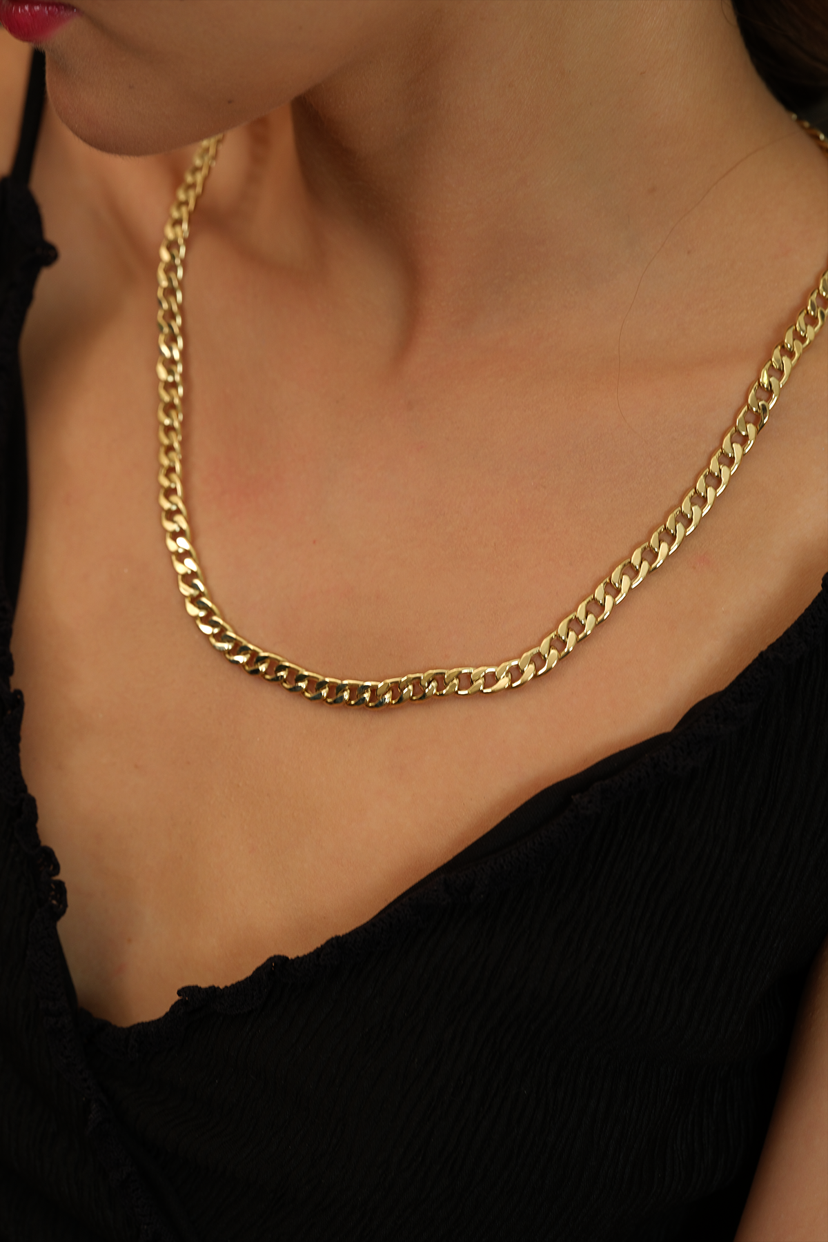 14 Ayar Altın Gurmet Zincir Kolye