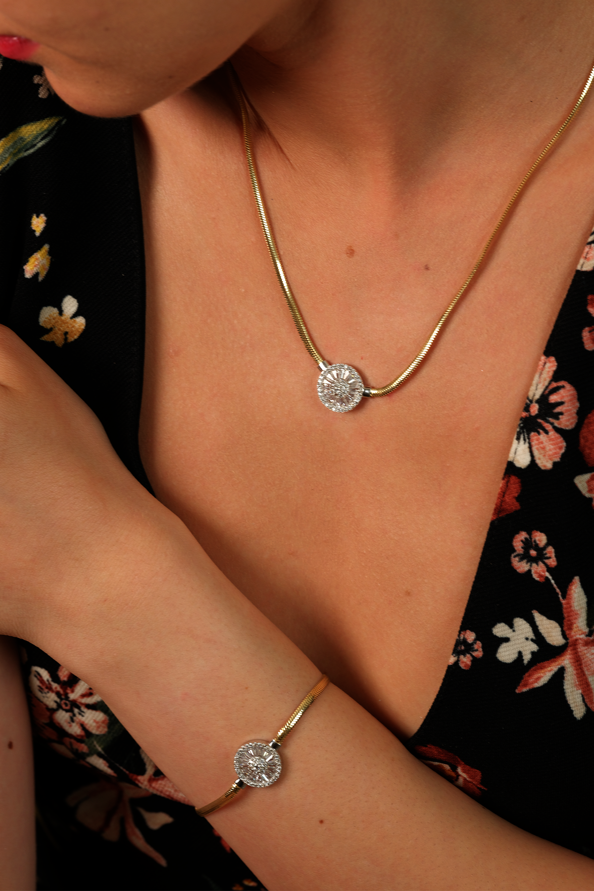 14 Ayar Altın İtalyan Baget Set