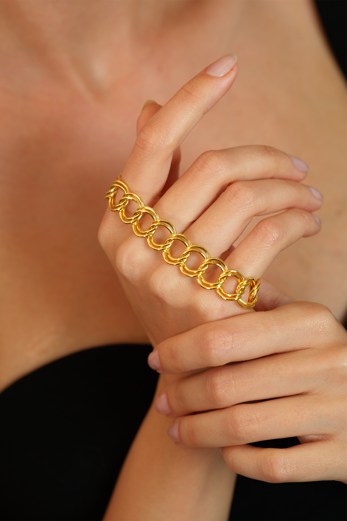 14 Ayar Altın Shine Samanyolu Bileklik