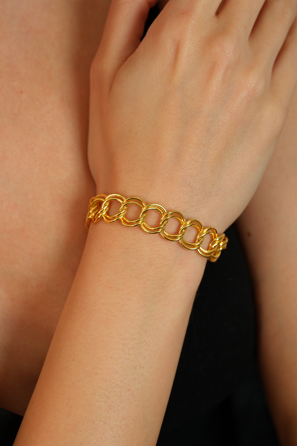 14 Ayar Altın Shine Samanyolu Bileklik