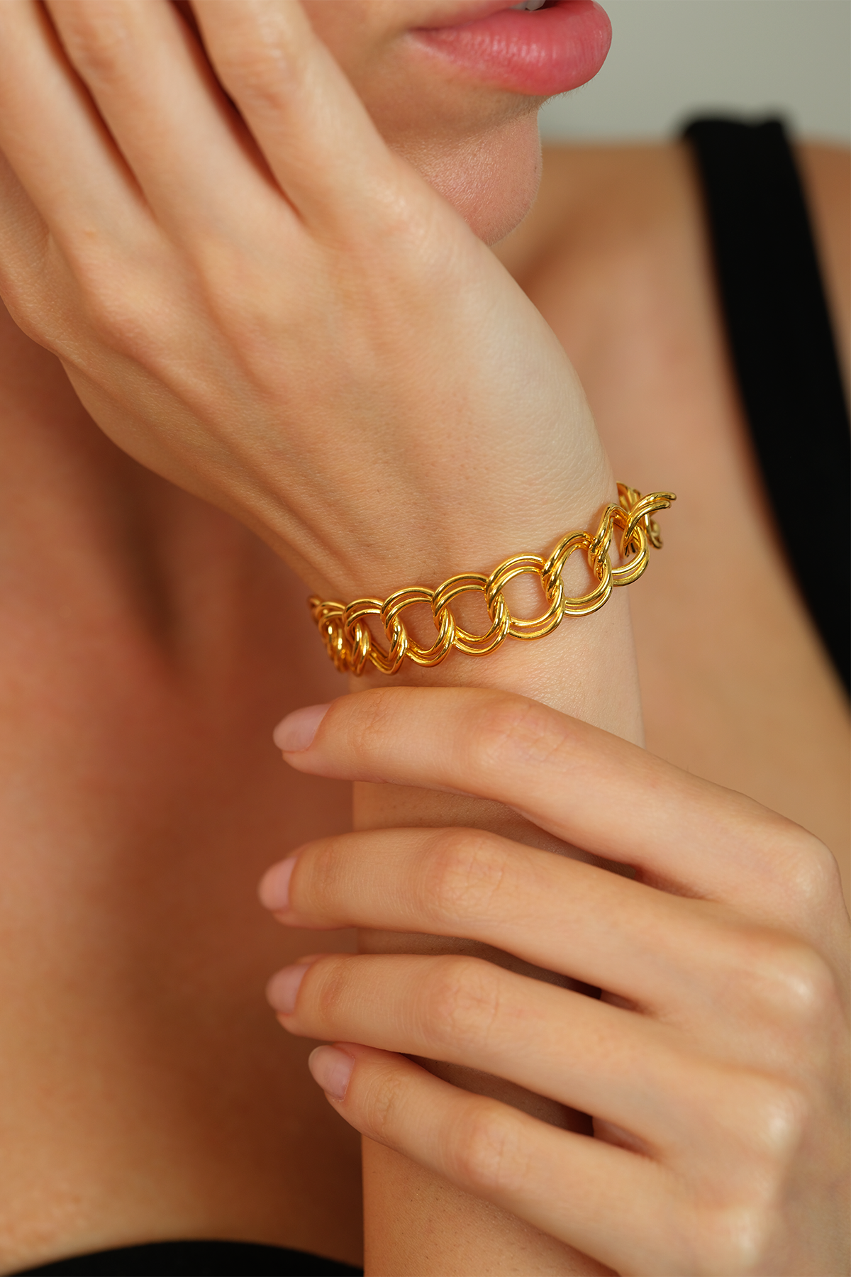 14 Ayar Altın Shine Samanyolu Bileklik