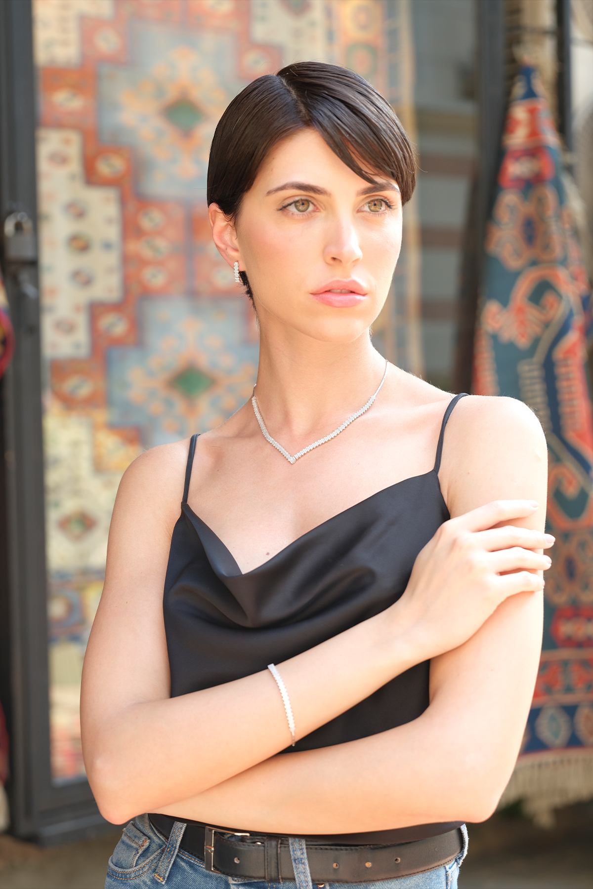 14 Ayar Altın Zarif Su Yolu Set