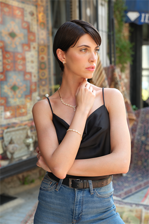 14 Ayar Altın Özel Tasarım Su Yolu Set