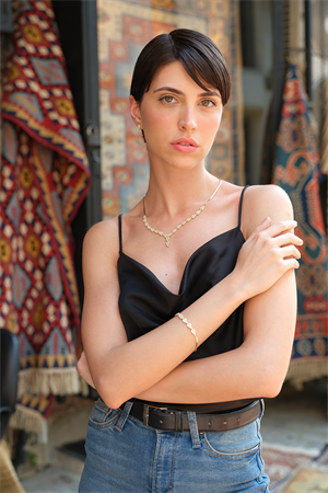 14 Ayar Altın Özel Tasarım Su Yolu Set