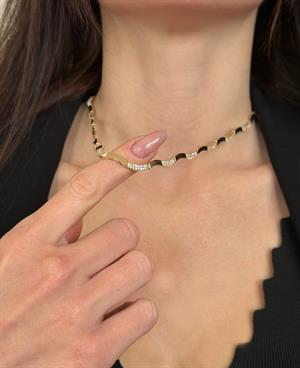 14 Ayar Altın Curve Of Elegance Set