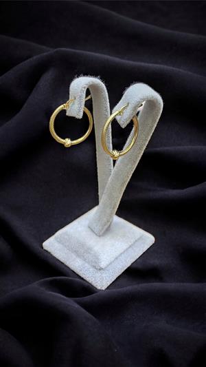 14 Ayar Altın Dorika Toplu Küpe