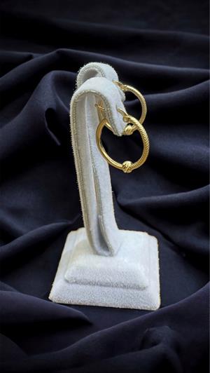 14 Ayar Altın Dorika Toplu Küpe