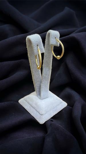 14 Ayar Altın Dorika Toplu Küpe