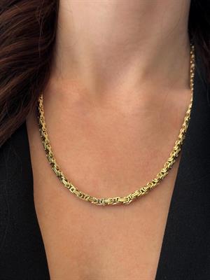 14 Ayar Altın Kral Zincir