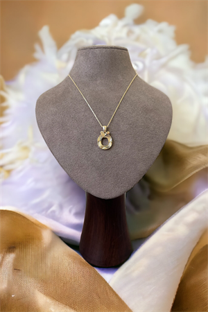 14 Ayar Altın Ö Harf Kolye Ucu