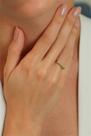 14 Ayar Altın Şerit Eklem Yüzük