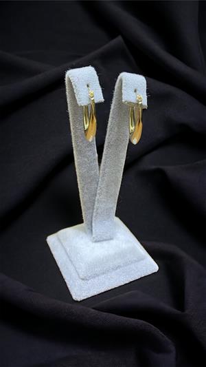 14 Ayar Altın Üçgen Küpe