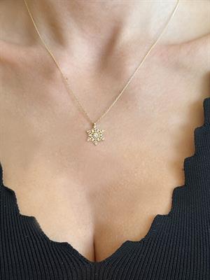 14 Ayar Altın Yıldız Kolye