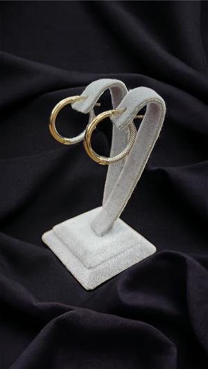 14 Ayar Taşlı Hala Küpe