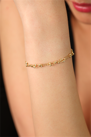 14 Ayar Altın Celestial Dorikalı Bileklik