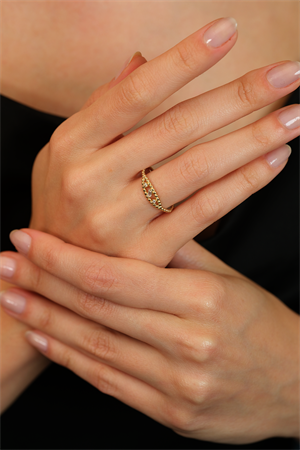 14 Ayar Altın Çıtır Eklem Yüzük