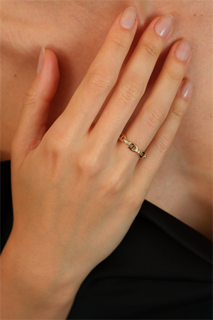 14 Ayar Altın Crisby Eklem Yüzük