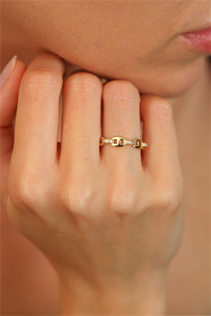 14 Ayar Altın Crisby Eklem Yüzük