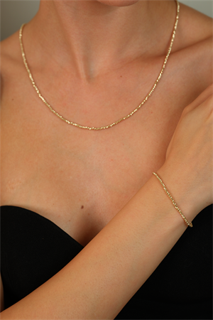 14 Ayar Altın Dorika Toplu Bileklik