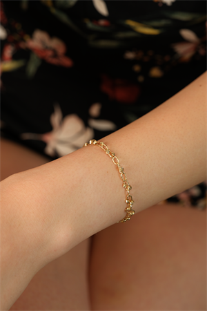 14 Ayar Altın Dorikalı Ataç Bileklik