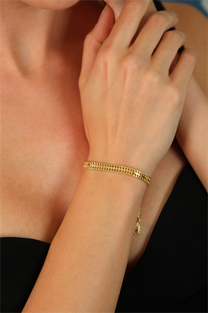 14 Ayar Altın Glimmering Viyana Bileklik