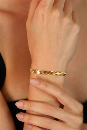 14 Ayar Altın Glimmering Viyana Bileklik