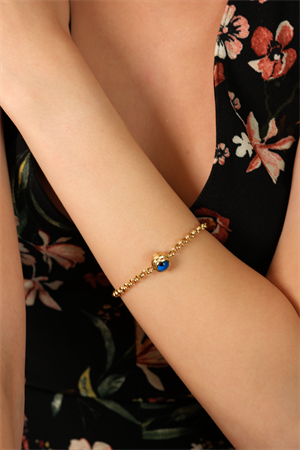 14 Ayar Altın Gözlü Doç Bileklik