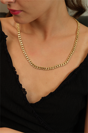 14 Ayar Altın Gurmet Zincir Kolye