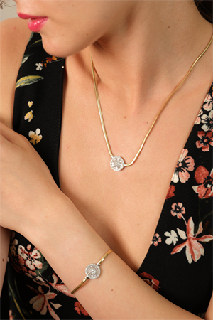 14 Ayar Altın İtalyan Baget Set