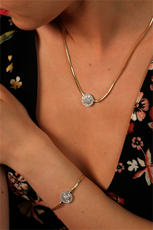 14 Ayar Altın İtalyan Baget Set