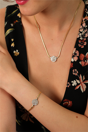 14 Ayar Altın İtalyan Baget Set