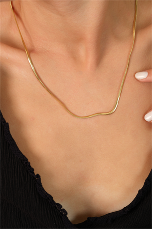 14 Ayar Altın İtalyan Balıksırtı Zincir