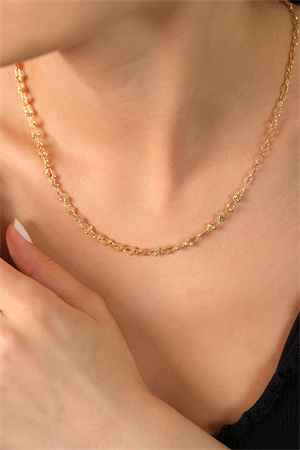 14 Ayar Altın İtalyan Dorikalı Ataç Kolye