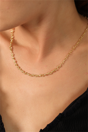 14 Ayar Altın İtalyan Dorikalı Ataç Kolye