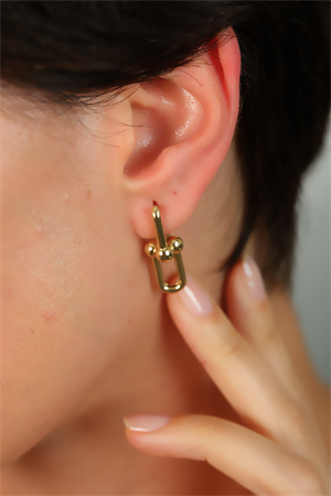 14 Ayar Altın Özel Tiffany Küpe